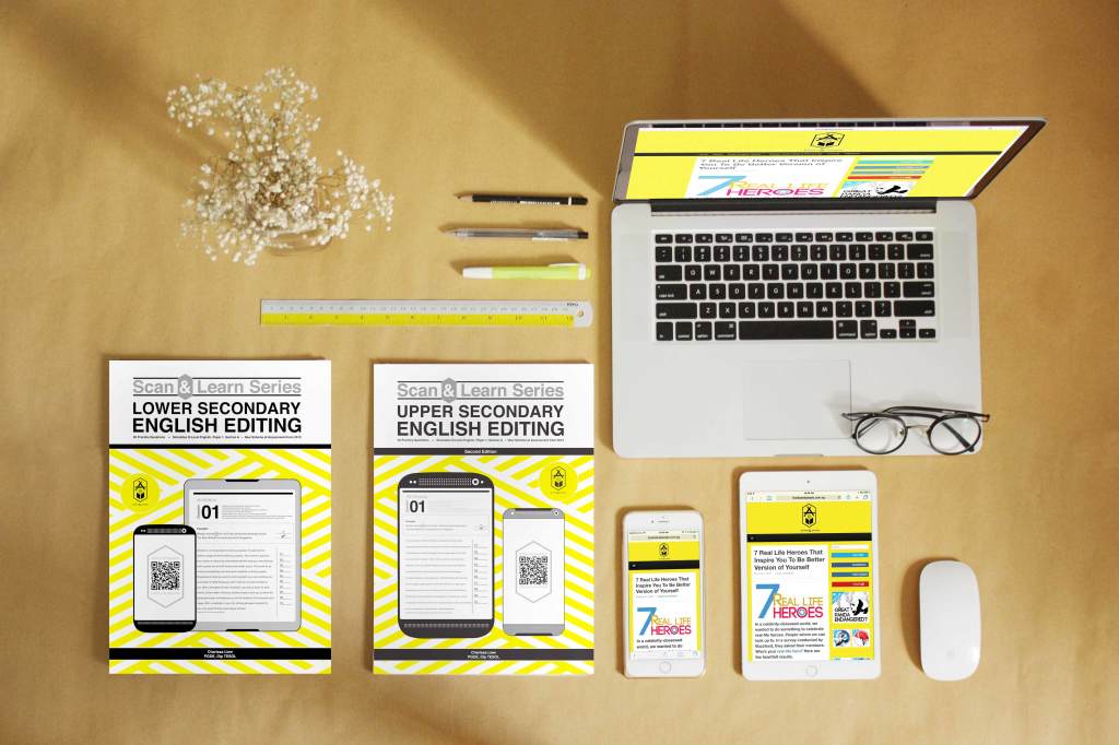 Scan Learning Books & People | Scan & Learn Series • English Editing Workbook (Secondary)