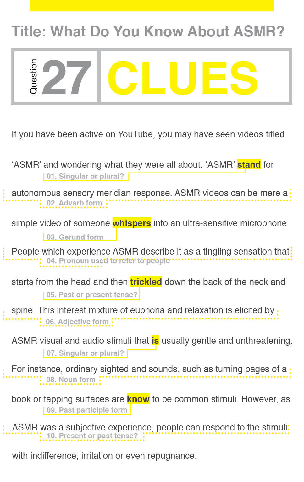 Books & People | What Do You Know About ASMR?